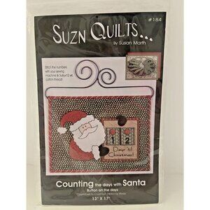 New SUZN QUILTS Sewing Stitch Kit Counting the Days w Santa Christmas Advent DIY